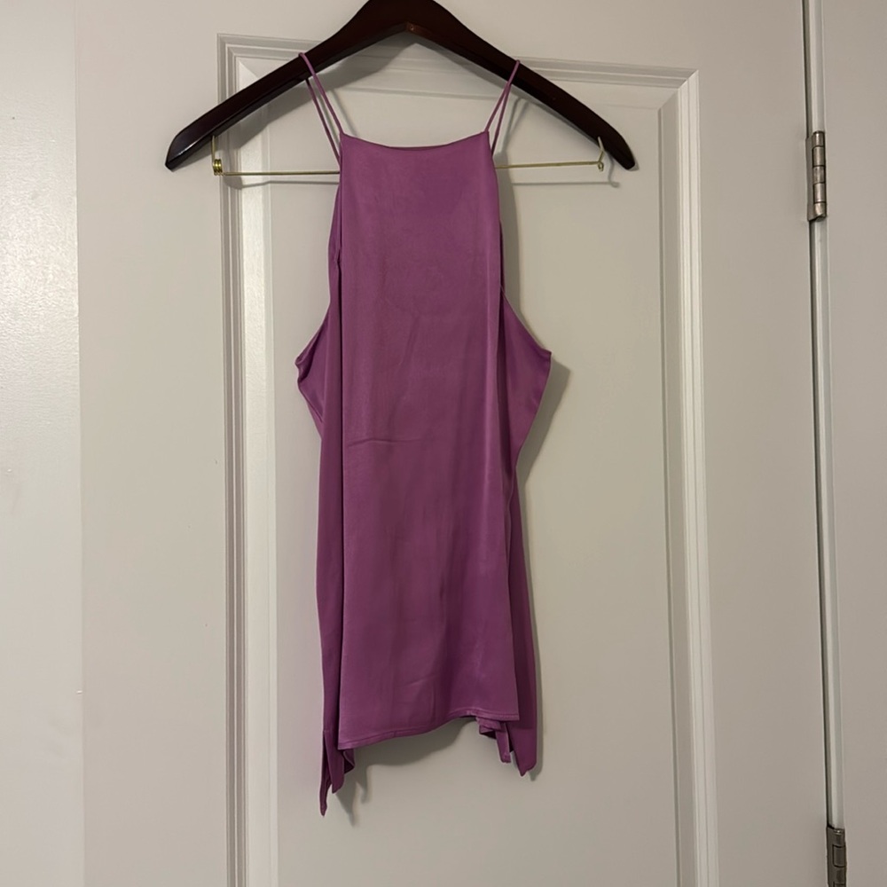 Purple Calvin Klein silky tank size S